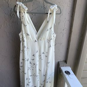 Low cut summer maxi dress